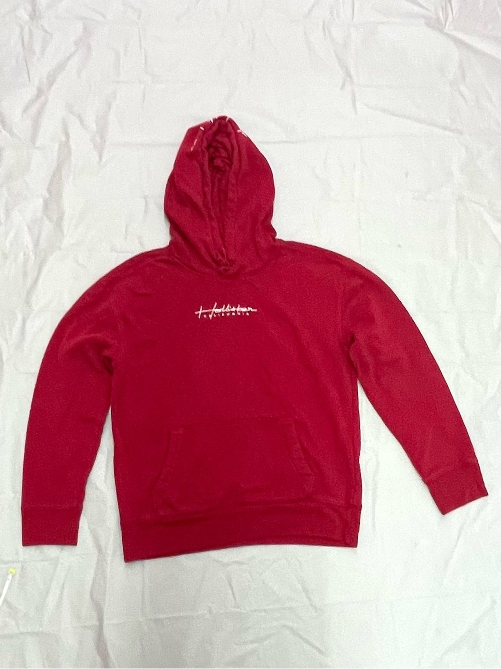 Red Hollister Co. hoodie